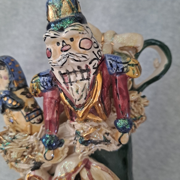 Handcrafted Ceramic Decorative Boot - Picture 3 of 12